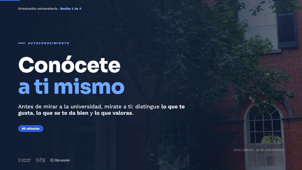 Sesión 01 · Conócete a ti mismo