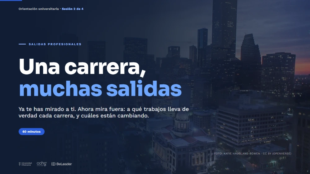Sesión 02 · Una carrera, muchas salidas